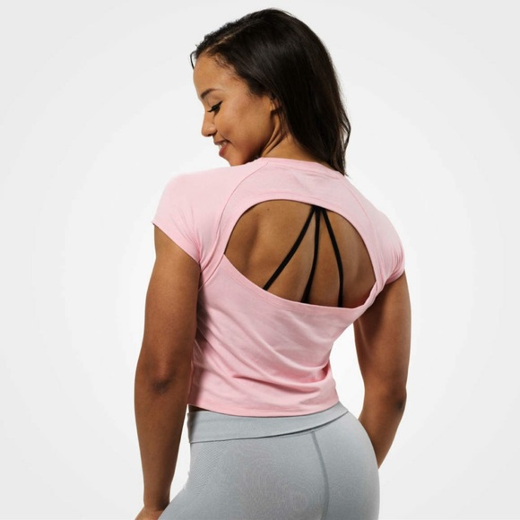 Better Bodies Chelsea Tee, Pale Pink, Size Medium. - Picture 2 of 9